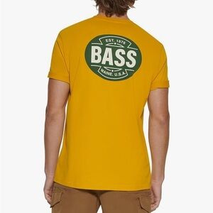 BASS OUTDOOR Men’s Golden Graphic Tee Everyday Soft Cotton T-Shirt Size XXL